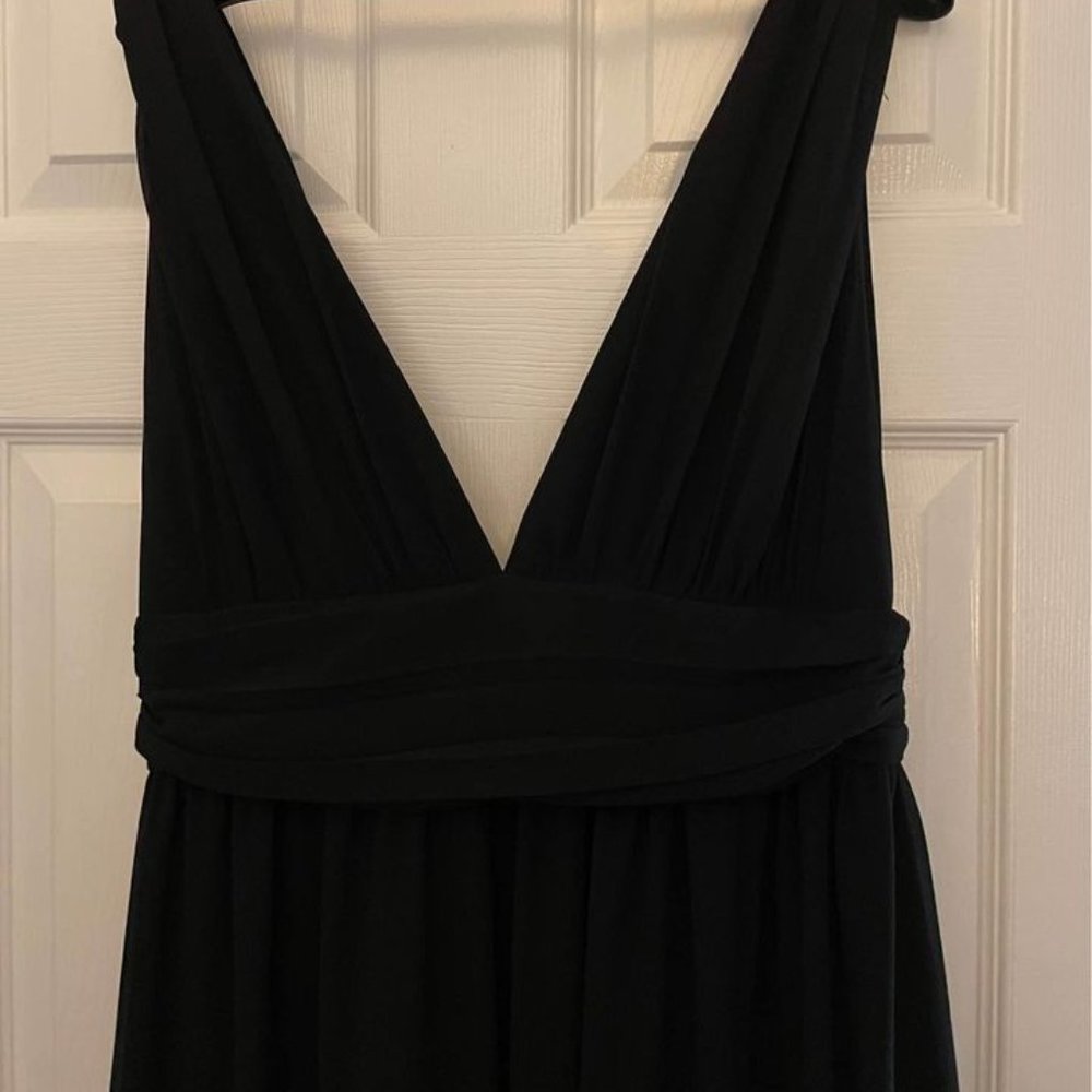 Size XL Black Lulu's Gown/Bridesmaid Dress - Picture 2 of 4